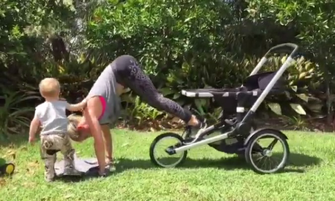 El ‘baby gym’, lo que mantiene a Elsa Pataky en forma