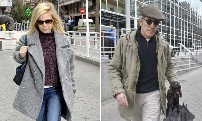 Eugenia Martínez de Irujo y Alfonso Diez visitan a Cayetano en el hospital