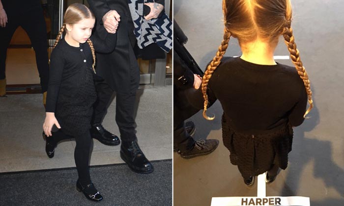 Harper Beckham, la modelo preferida de mamá