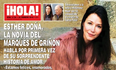 En ¡HOLA!: Esther Doña, novia del Marqués de Griñón, habla por primera vez de su sorprendente historia de amor