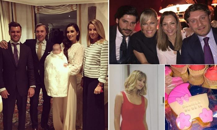 Israel Bayón y Cristina Sainz bautizan a su hija Daniela