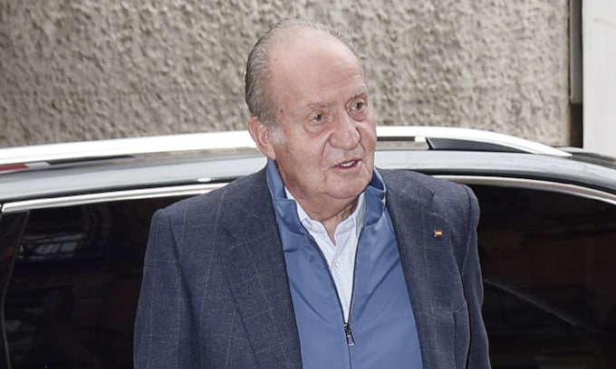 El rey Juan Carlos asiste al 77º cumpleaños de su hermana, la infanta Margarita