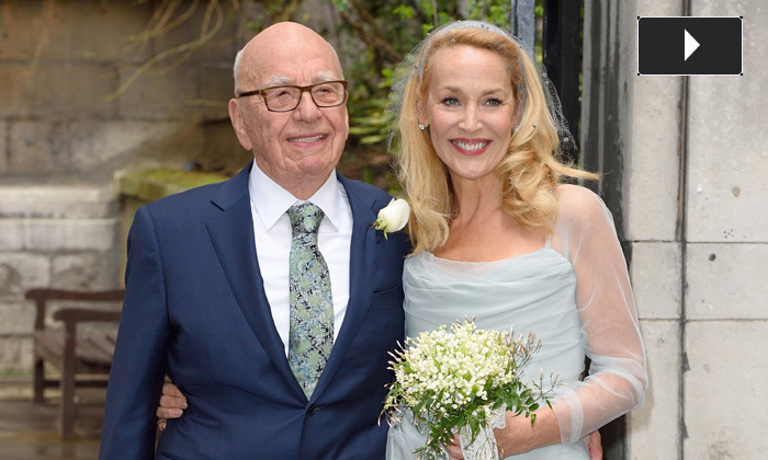 Todo lo que no vimos de la boda de Rupert Murdoch y Jerry Hall