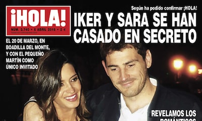 Primicia en ¡HOLA!: Iker Casillas y Sara Carbonero se han casado en secreto