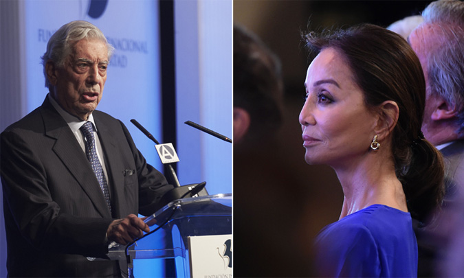 Isabel Preysler asiste a la inauguración del seminario con el que Mario Vargas Llosa celebra su 80 cumpleaños 