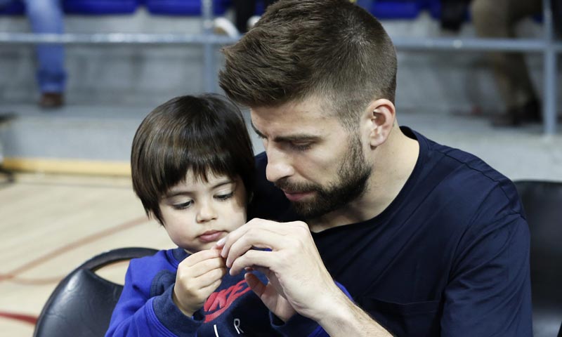 Milan, el mejor compañero de Piqué para una tarde de deporte