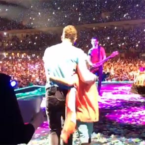 Chris Martin le canta el 'cumpleaños feliz' a su hijo Moses acompañado por 40.000 fans y ¡en español!