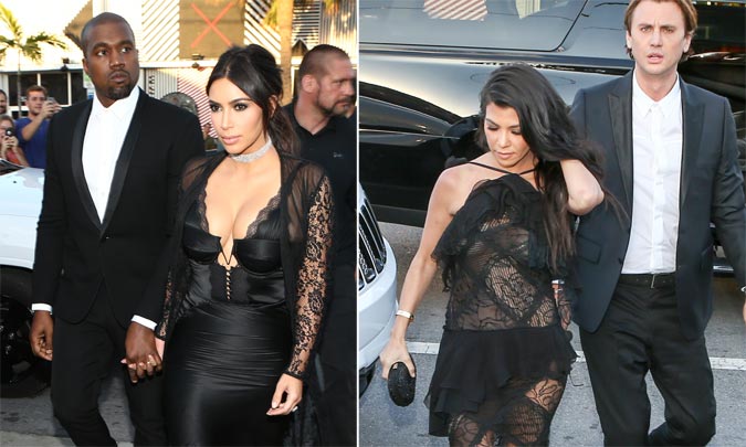 FOTOGALERÍA: Las Kardashian se van de boda con su 'look' más extravagante
