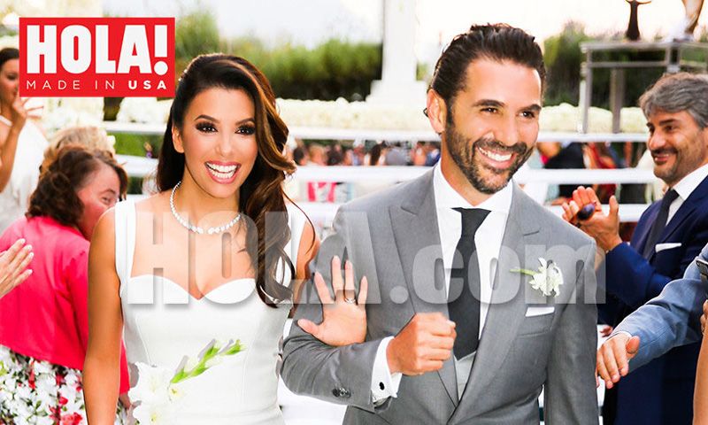 Eva Longoria comparte la foto de su boda de HOLA! USA: 'El día más feliz de mi vida'