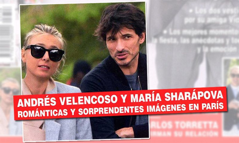 Exclusiva en ¡HOLA! Andrés Velencoso y María Sharapova: cariñosos gestos que hablan por sí solos