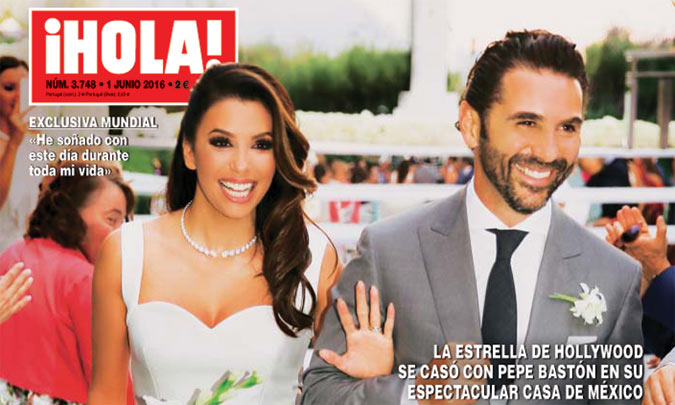 Exclusiva mundial en ¡HOLA!: La fabulosa boda de Eva Longoria