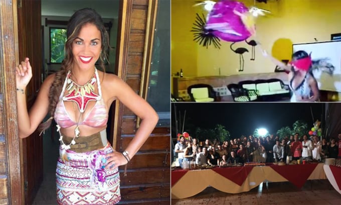 La fiesta sorpresa de Lara Álvarez en Honduras por su 30 cumpleaños