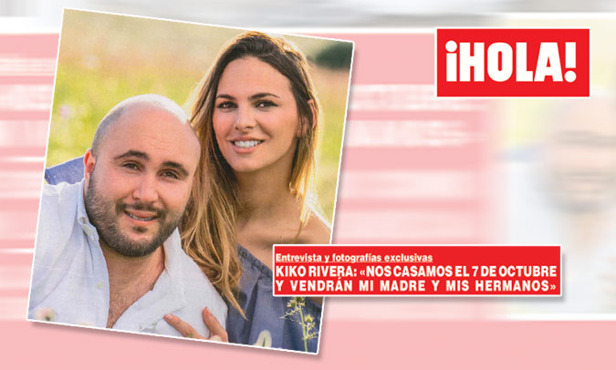 Exclusiva en ¡HOLA!, Kiko Rivera: 'Nos casamos el 7 de octubre y vendrán mi madre y mis hermanos'