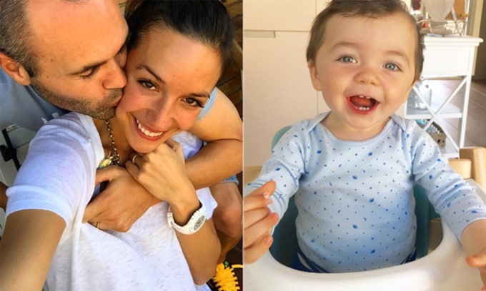 Andrés Iniesta y Anna Ortiz celebran el primer cumpleaños de su hijo Paolo Andrea
