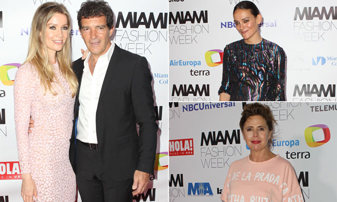 Antonio Banderas debuta como diseñador en la 'Miami Fashion Week'