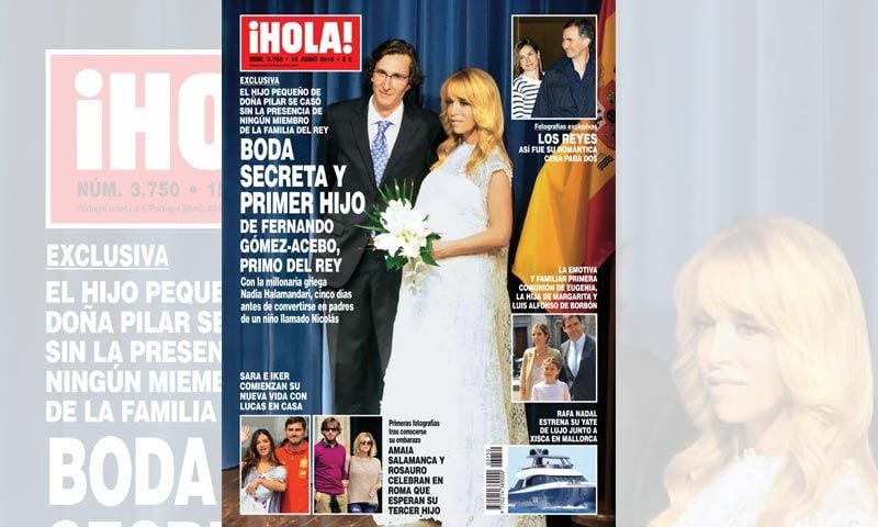 Boda secreta y primer hijo de Fernando Gómez-Acebo, primo del Rey