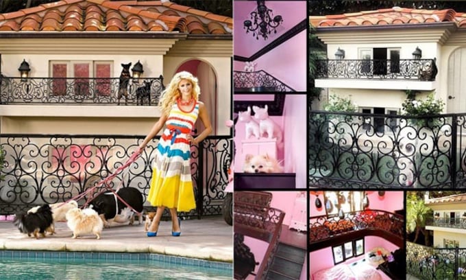 Ni te imaginas cómo es la espectacular mansión para perros de Paris Hilton