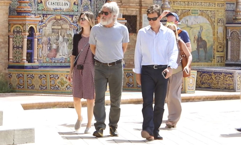 Madrid, Segovia, Toledo... y su última parada, Sevilla: 'un país en la mochila' de Harrison Ford