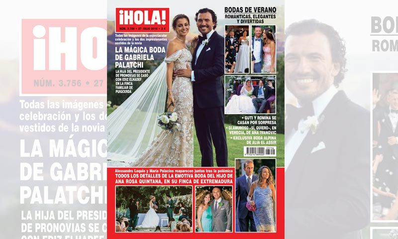 En ¡HOLA!, todas las imágenes y detalles de la mágica boda de Gabriela Palatchi