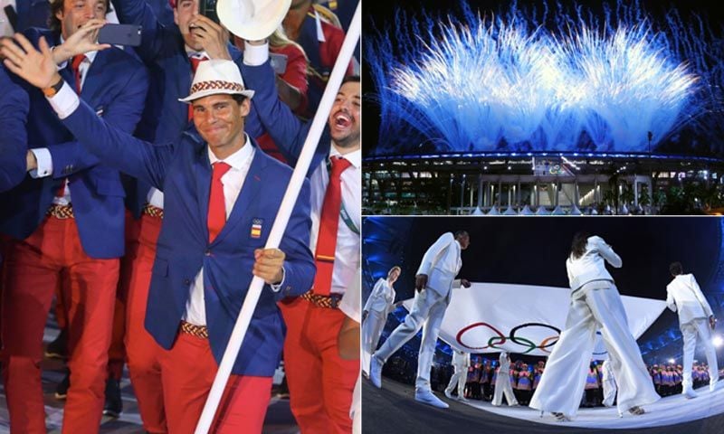 La emoción de Rafa Nadal, la elegancia de Gisele Bündchen... arranca Río 2016