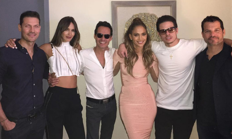 Jennifer López y Marc Anthony, el 'buen rollo' de dos ex... y sus respectivas parejas