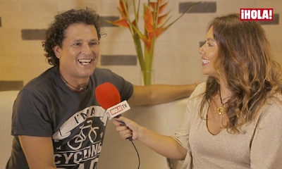 Carlos Vives cuenta a ¡HOLA! TV cómo él y Shakira han creado el ‘efecto bicicleta’