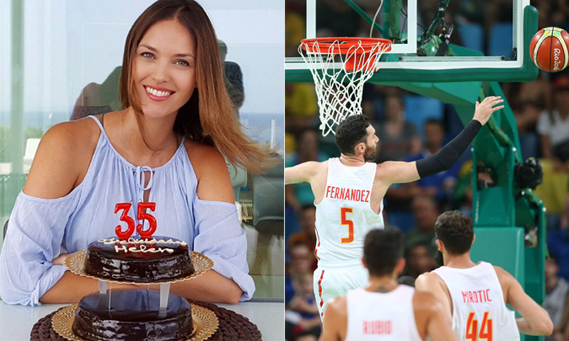 Helen Lindes recibe desde Río de Janeiro el mejor regalo de cumpleaños que podía imaginar