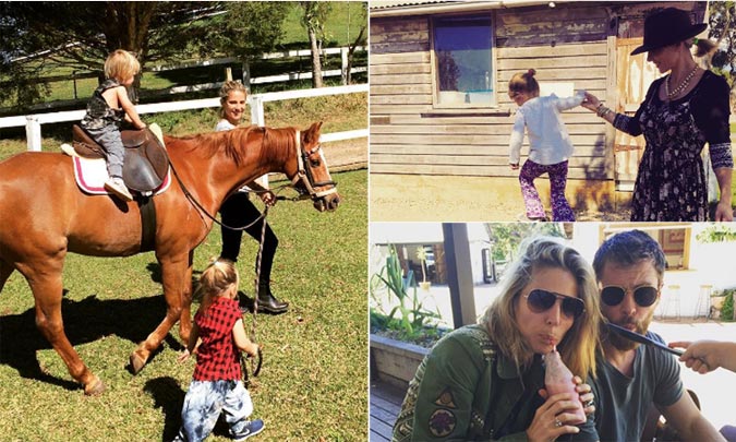 ¡Vive, juega, ama! Las vacaciones en familia de Elsa Pataky y Chris Hemsworth