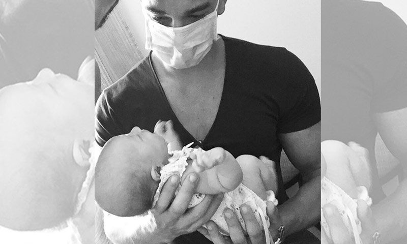 Clemente Lequio muestra su primera foto junto a su hermanita y lanza un mensaje de apoyo a su padre y María Palacios