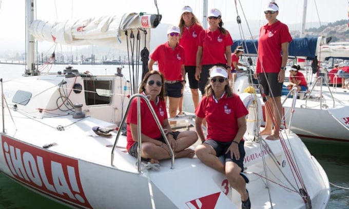 Arranca la regata ¡HOLA! Ladies Cup, en el marco de la 31º edición del Trofeo Príncipe de Asturias al que acude el rey Juan Carlos