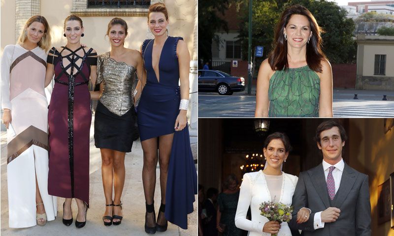 Las hijas de Bertín Osborne y su mujer, de boda familiar en Sevilla