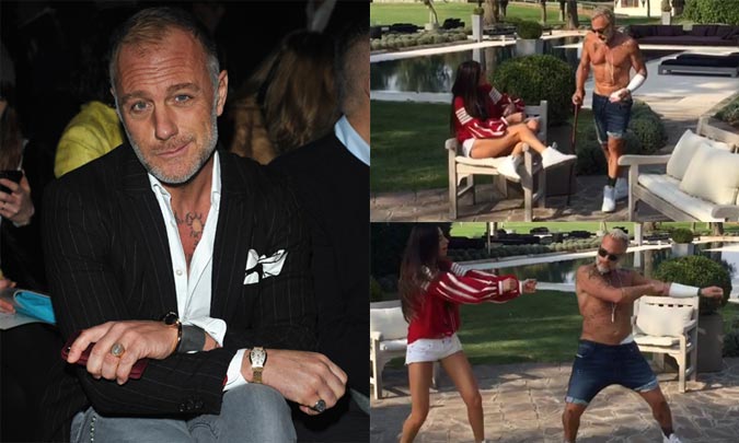 ¡Ahora sí! Gianluca Vacchi celebra el primer baile del resto de su vida