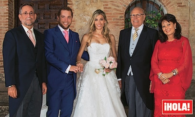 Myriam de la Sierra, hija de los marqueses de Urquijo, madrina en la boda de su hijo Alejandro