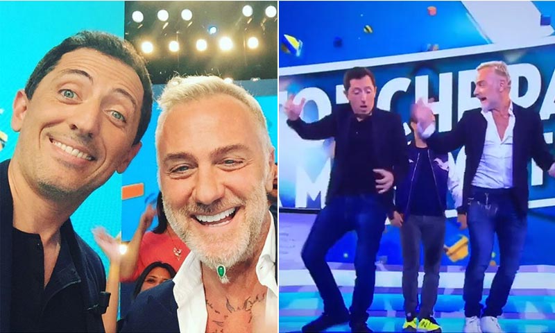 Gianluca Vacchi pone a bailar a Gad Elmaleh, el 'ex' de Carlota Casiraghi