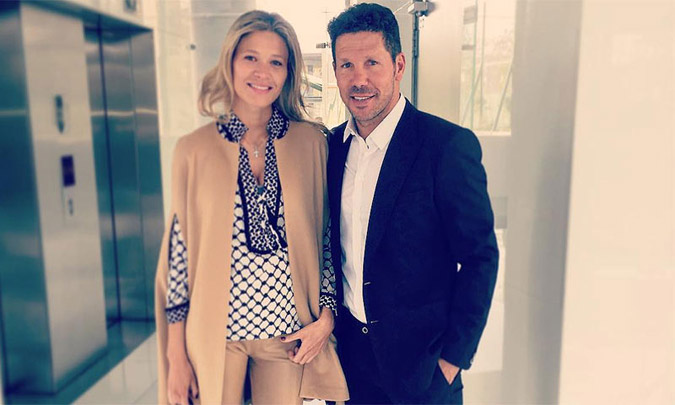 Diego Pablo Simeone y Carla Pereyra han sido padres de una niña que se llama...