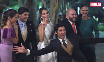 En vídeo: Francisco y Cayetano Rivera arropan a su hermano Kiko en su boda