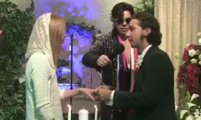 Una boda al más puro estilo Las Vegas: Shia LaBeouf se ha casado con Mia Goth 