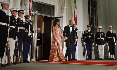FOTOGALERÍA: Michelle Obama deslumbra en su última cena de gala en la Casa Blanca