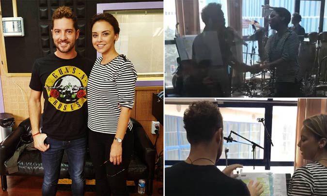 El momento del reencuentro de OT que todos estábamos esperando: David Bisbal y Chenoa ensayando 'Escondidos'