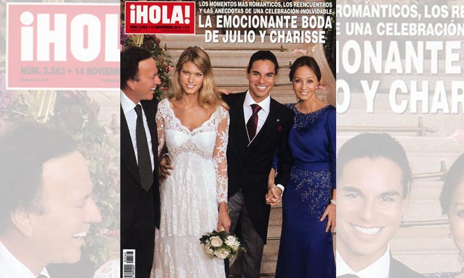 Julio Iglesias Jr. y Charisse celebran su cuarto aniversario: así fue su romántica boda