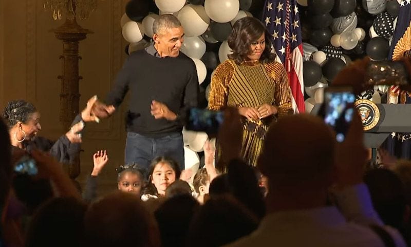 No te pierdas el baile de Barack y Michelle Obama al ritmo de 'Thriller' de Michael Jackson