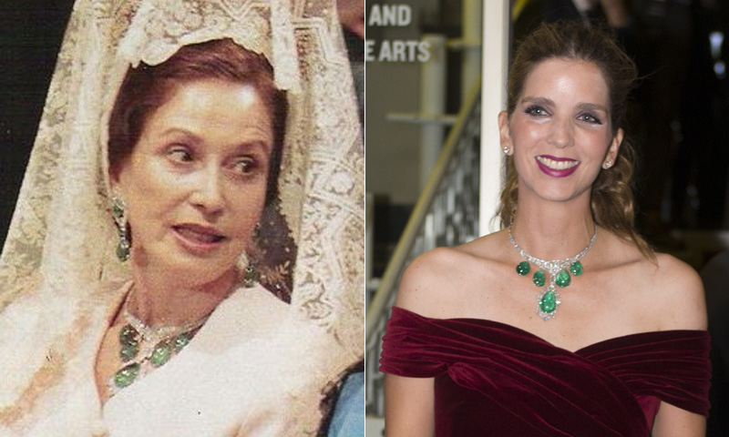 El valioso collar de la abuela de Luis Alfonso de Borbón que ha vuelto a llevar Margarita Vargas