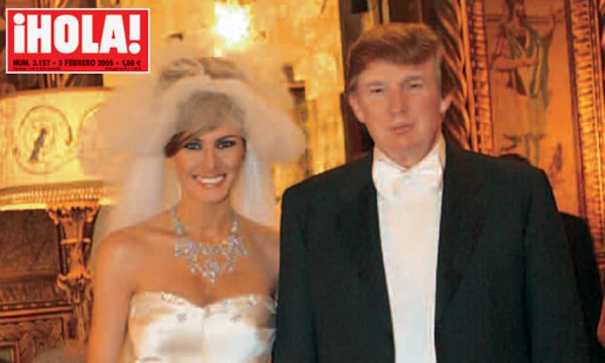La boda de Donald Trump y Melania fue portada de la revista ¡HOLA!