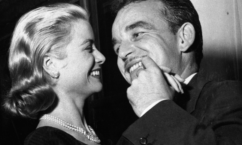 Grace Kelly y Rainiero de Mónaco 