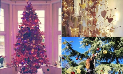 ¿Necesitas ideas para decorar tu árbol de Navidad? Repasamos los más curiosos de las celebrities