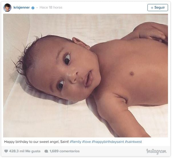 Así ha celebrado el clan Kardashian el cumpleaños del pequeño Saint West en medio de la tormenta