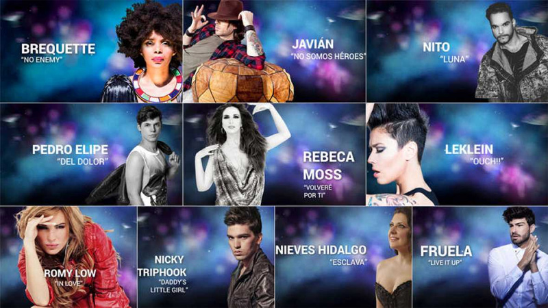 Estos son los diez aspirantes que continúan su sueño hacia Eurovisión, ¡escucha sus canciones!