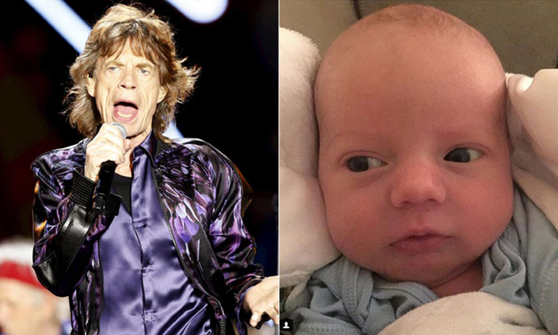 Conoce al octavo hijo de Mick Jagger y su original nombre