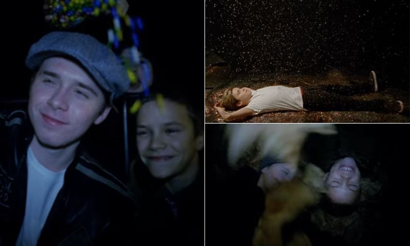¡Peleas de hojas y mucha purpurina! No te pierdas el tierno videoclip de Cruz Beckham con sus hermanos