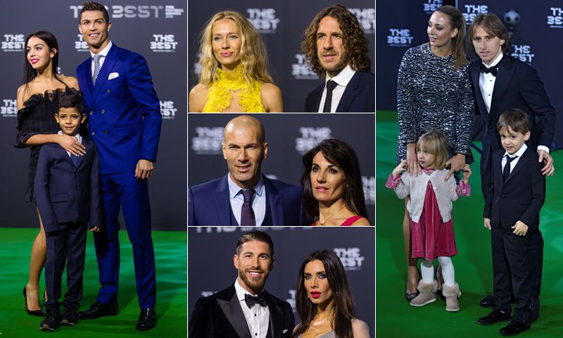 El mundo del fútbol convierte los premios The Best en un asunto de familia